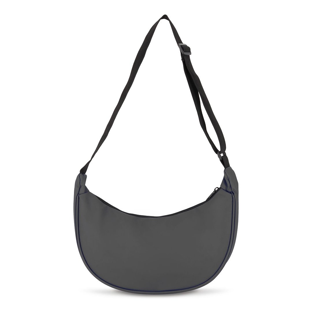 PU-beschichtete R-PET 600D Halbmond-Tragetasche Helia