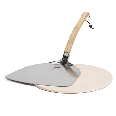 Pizzastein mit Pizzaschaufel Stingi