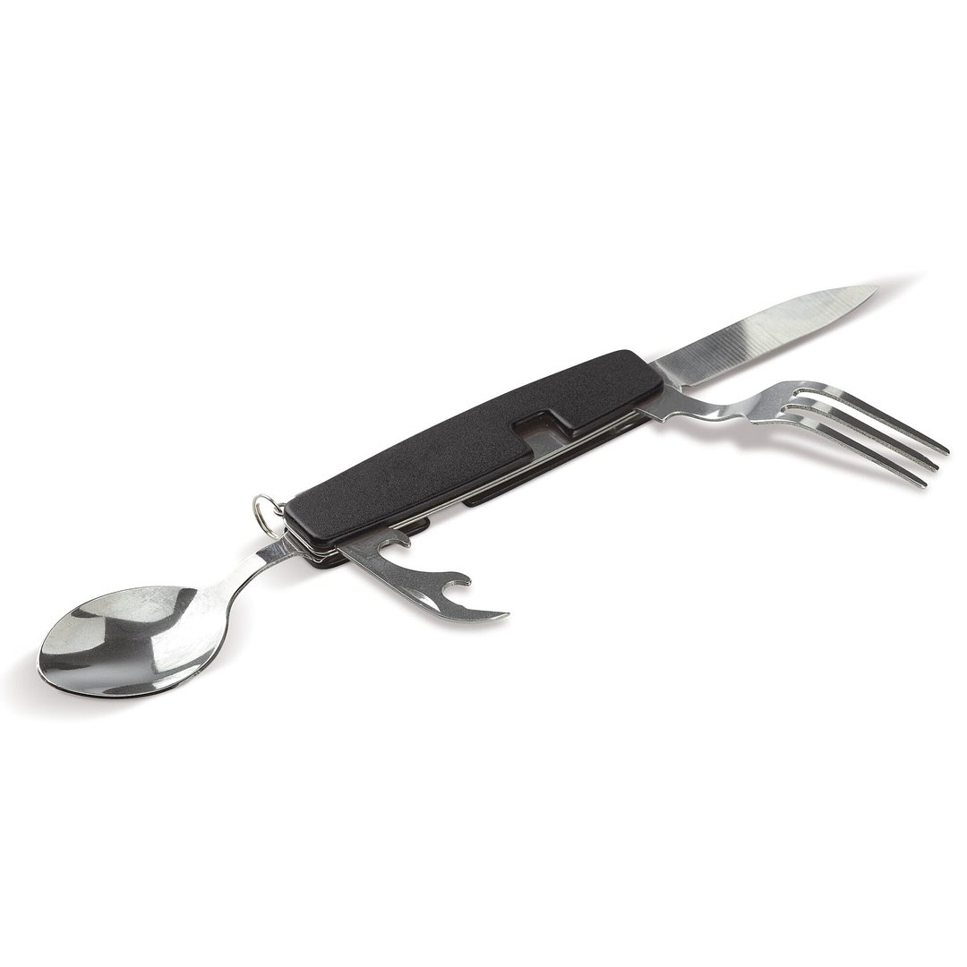 Zusammenklappbares Besteck im Multi-tool Uelleer