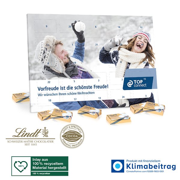 Tisch-Adventskalender Lindt „Select Edition“