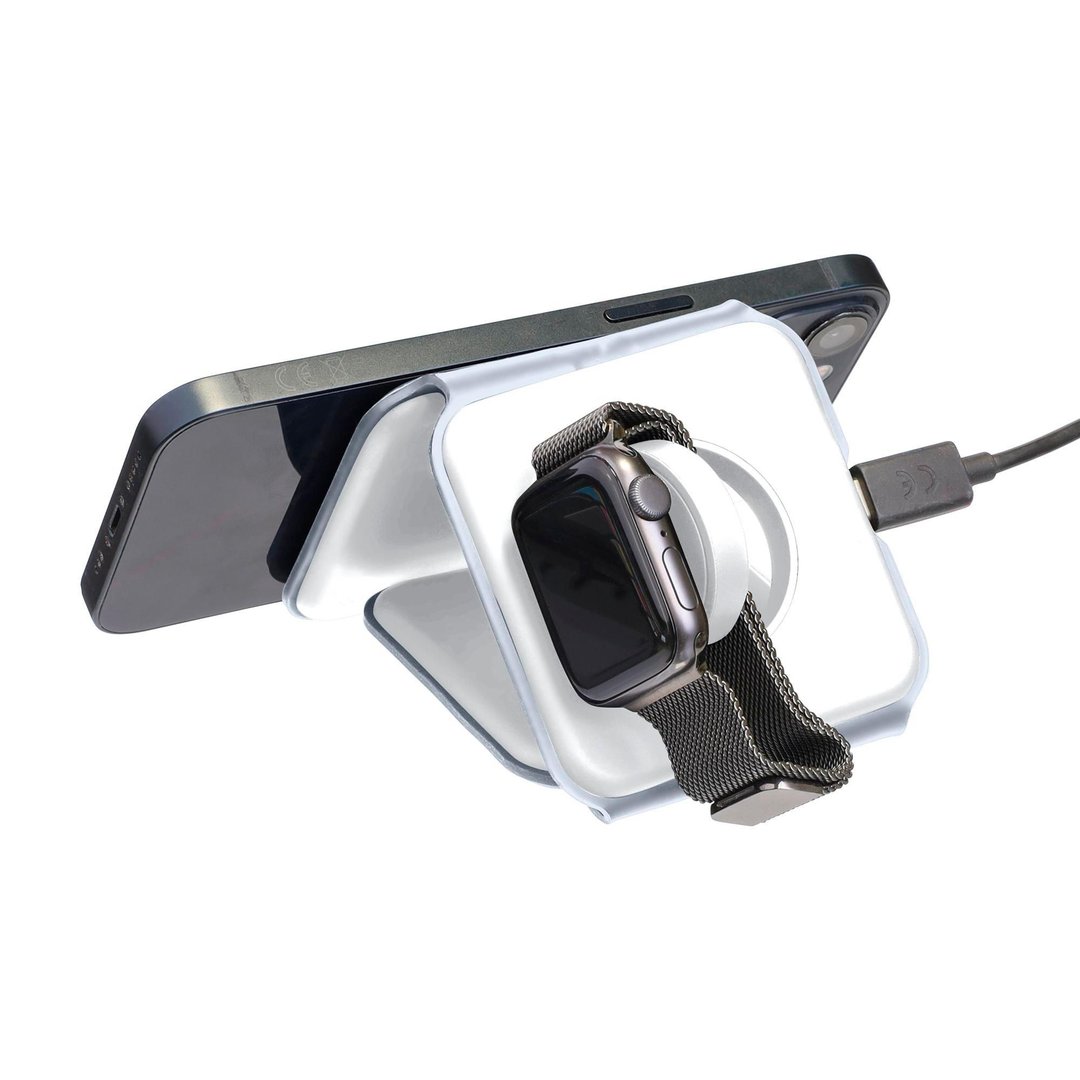 Kabelloses Ladegerät Trigo Dumep | Recycelt | 3-in-1