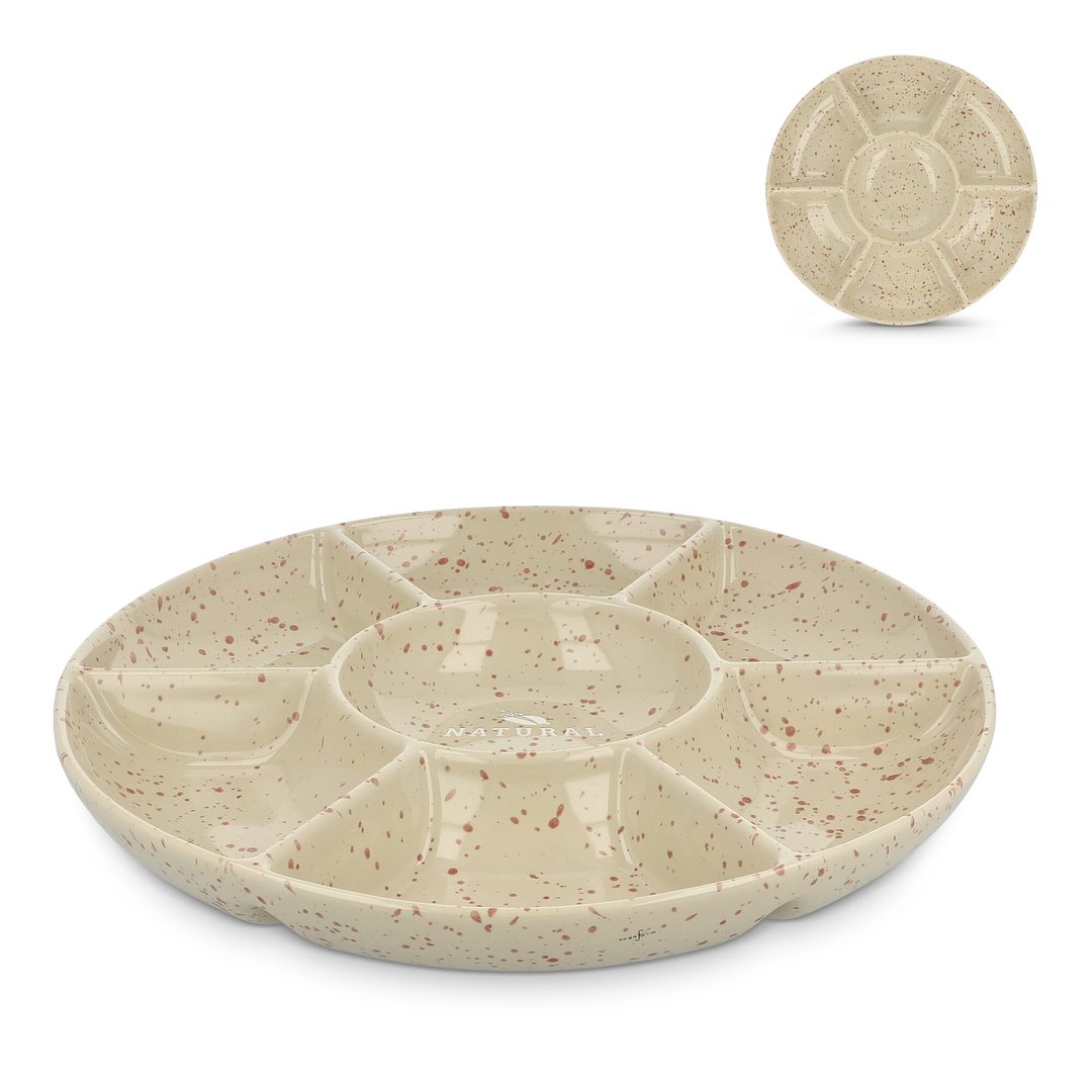 Ditte Keramik-Servierplatte rund 26 cm Köbie