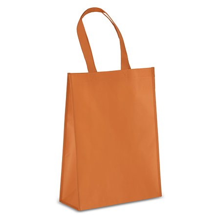 R-PET Tragetasche aus laminiertem Non Woven 30 x 12 x 40cm 105g/m² Emenst