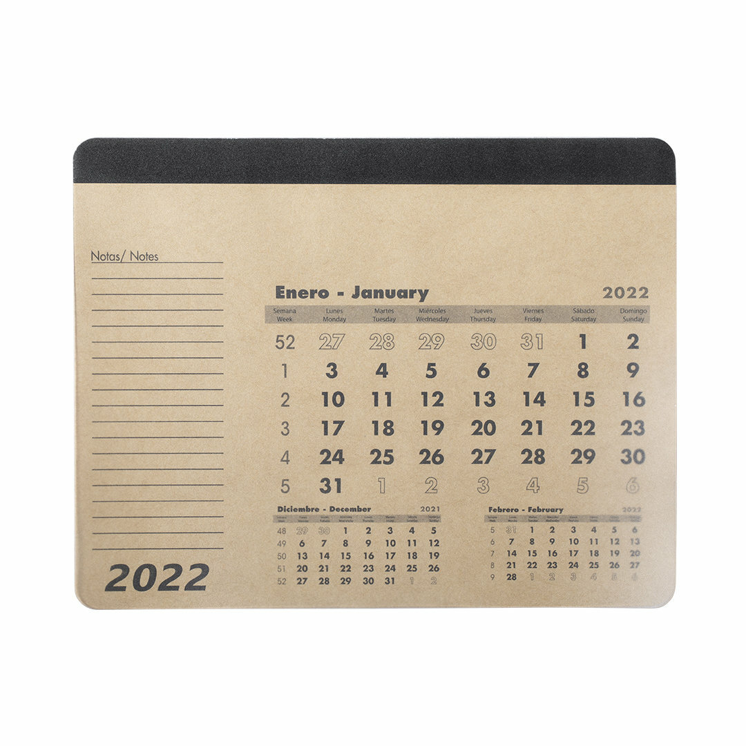 Mauspad Kalender Idlen