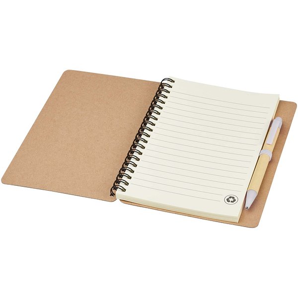 A6 Recycling Notizbuch mit Stift - Dinga
