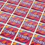 Doming Quadrat 13x13 mm Palurin