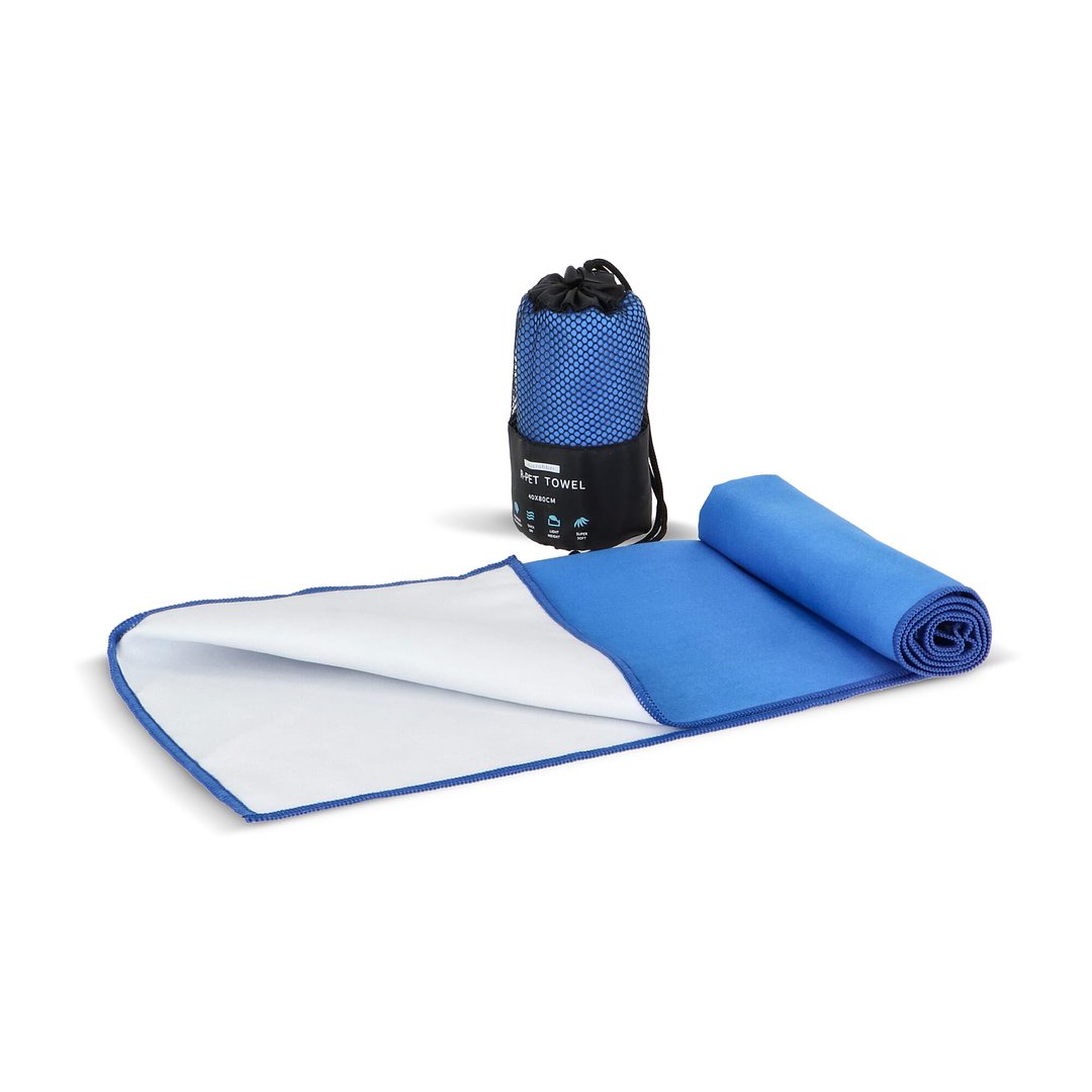 R-PET-Schnelltrocknungshandtuch 40 × 80 cm mit Beutel, Sublimationsdruck. Rettan