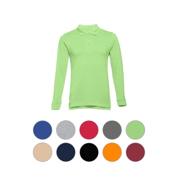 Herren Langarm-Poloshirt Vrena