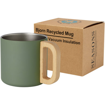 RCS-zertifizierter Becher aus recyceltem Edelstahl mit Kupfer-Vakuumisolierung, 360 ml - Oninan