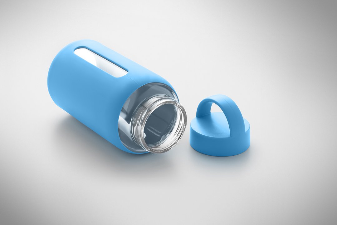 Flasche Borosilikatglas 600ml Dumenglix