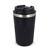 Recycelter Edelstahl-Thermobecher für Kaffee zum Mitnehmen, 400 ml Natianng