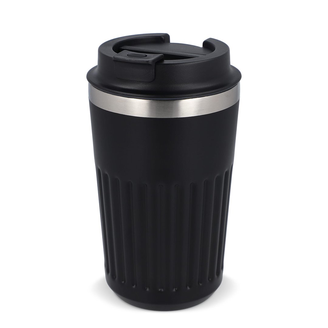 Recycelter Edelstahl-Thermobecher für Kaffee zum Mitnehmen, 400 ml Natianng