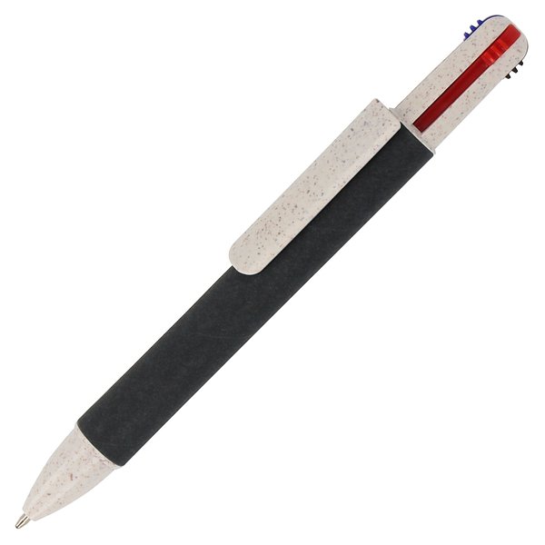 Papierkugelchreiber mit 4 Schreibfarben Hanna