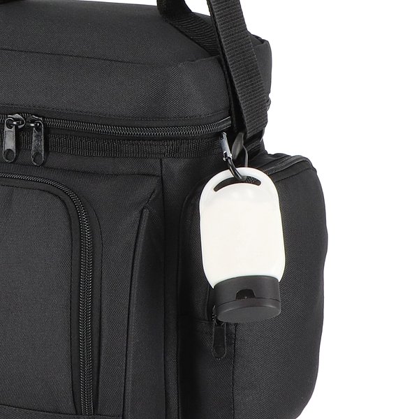 Sonnenschutzlotion mit Karabiner SPF30 aus recyceltem Material Hatrudi