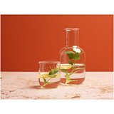 Set aus Glaskaraffe und Tasse - Ittas