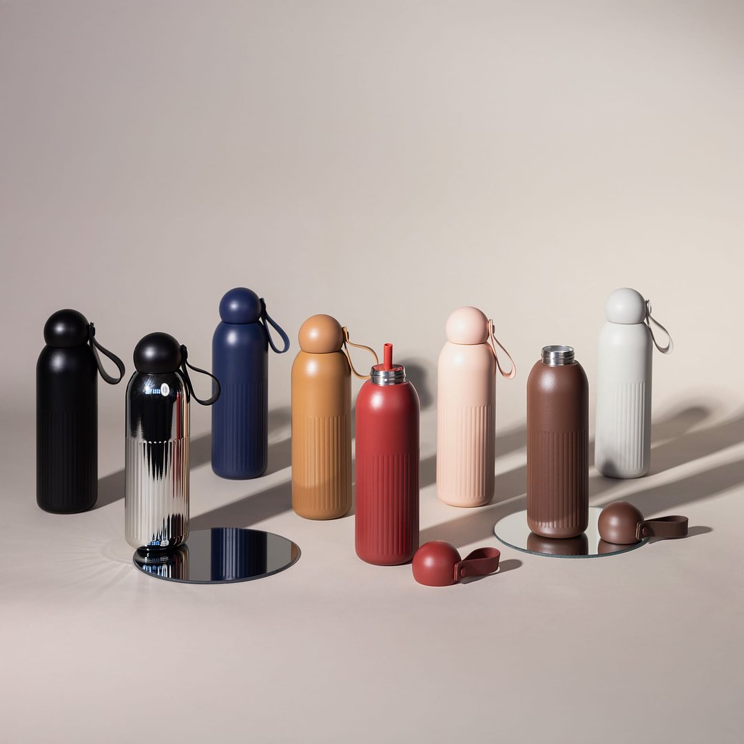 Tekla Stahlisolierflasche (recycelt) 500 ml Mendy