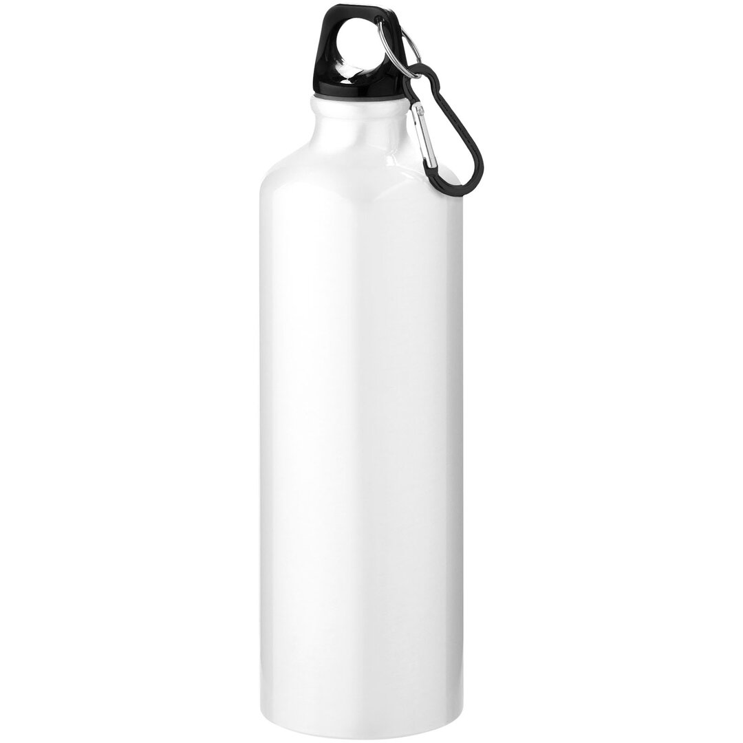 770 ml RCS-zertifizierte Trinkflasche aus recyceltem Aluminium mit Karabinerhaken - Wari