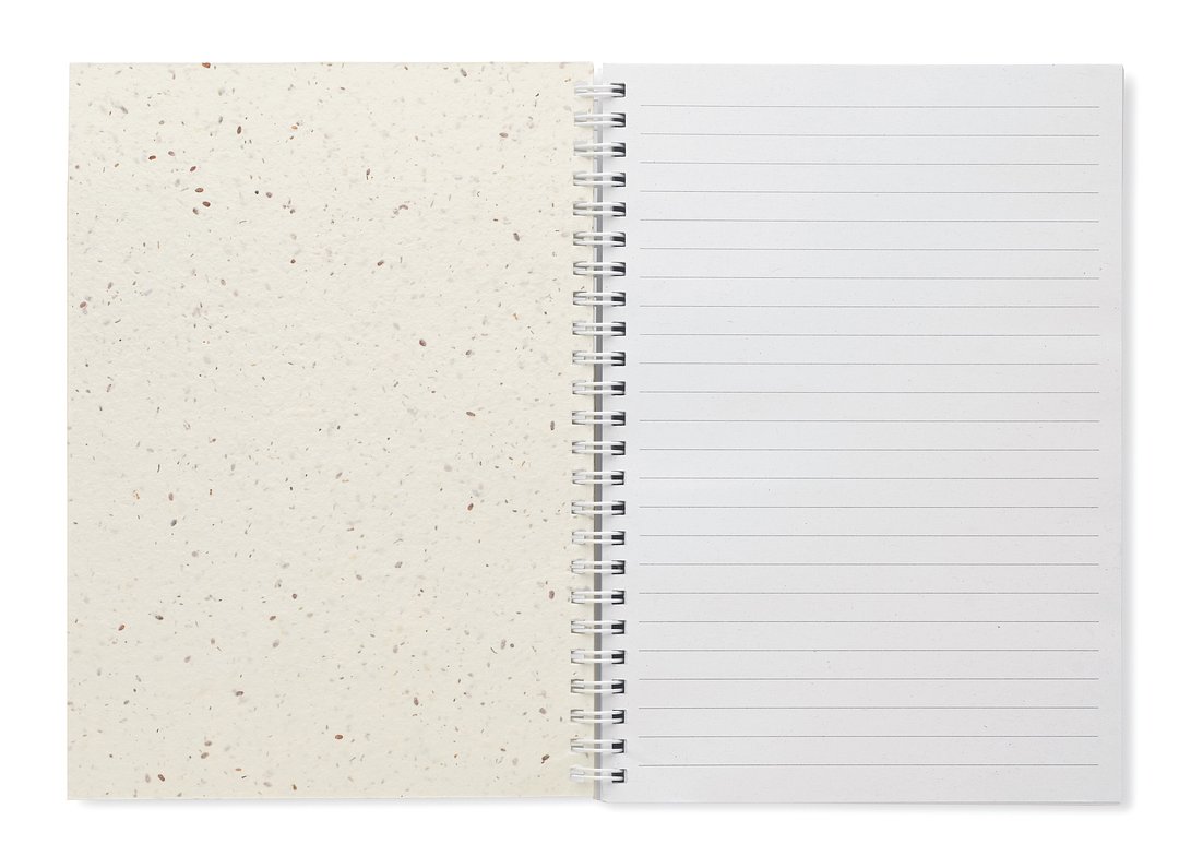DIN A5 Notizbuch Samenpapier Uelvri