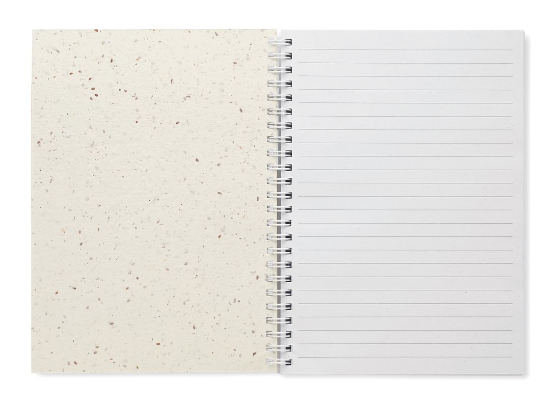 DIN A5 Notizbuch Samenpapier Uelvri