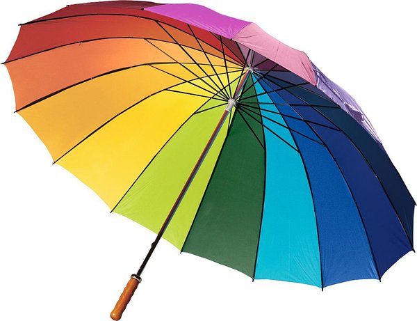Regenbogenregenschirm Lolfri | 190T