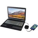 Aufrollbares 5 in 1 Kabel aus Recyclingmaterial mit Datensynchronisierung und 100 W Schnellladefunktion sowie Smartphone Toolkit - Ainatht