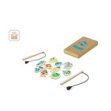 Angelspiel mit 10 Holzfischen, ideal für Kinder Itarjasch