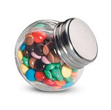 Schokolinsen im Glasspender Gillel