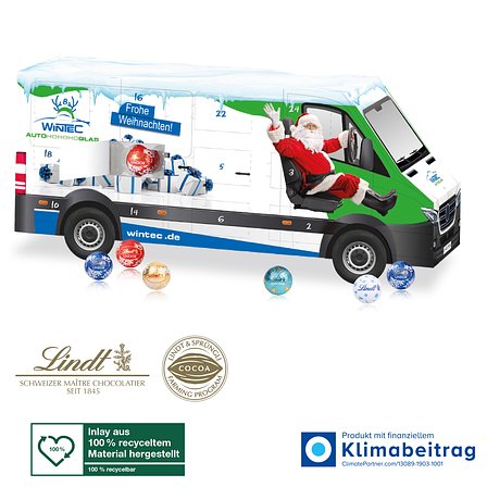 3D Adventskalender Lindt „Transporter“