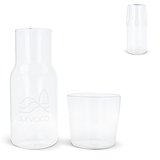 Karaffe 550ml und Trinkglas 250ml Set Mungin