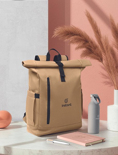 Rolltop-Rucksack 600D RPET Adrins