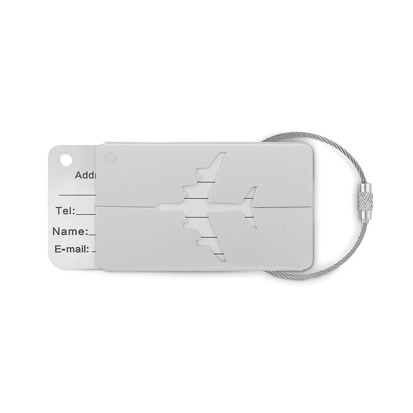 Kofferanhänger aus Aluminium Stiandri