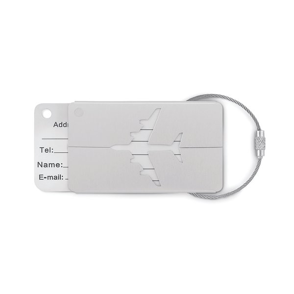 Kofferanhänger aus Aluminium Stiandri