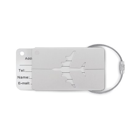 Kofferanhänger aus Aluminium Stiandri