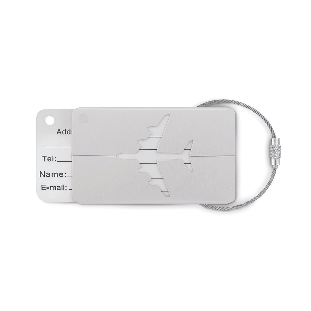 Kofferanhänger aus Aluminium Stiandri