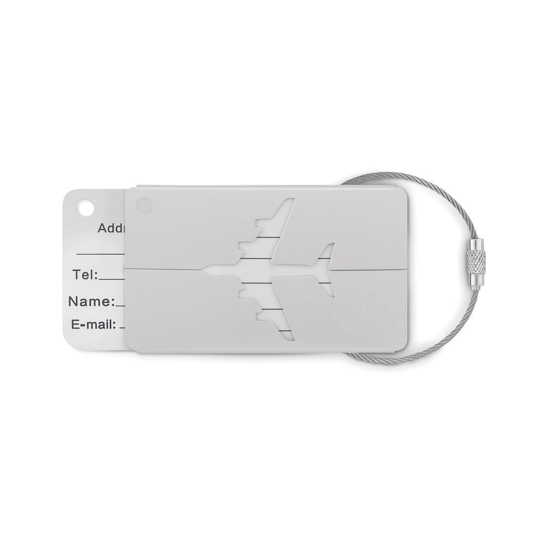 Kofferanhänger aus Aluminium Stiandri