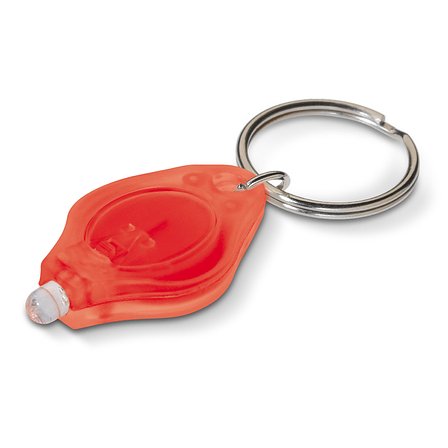 Schlüsselanhänger mit Mini-Taschenlampe Vers
