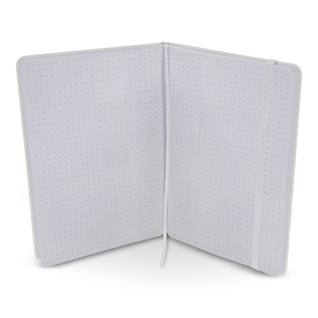 Notizbuch A5 PU mit Rasterpunktseiten Stiafrs