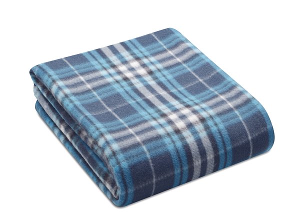 RPET Fleece-Reisedecke Karo Waltia