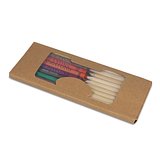 Malstifte und Buntstifte in Kraftbox Mensepas