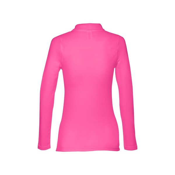 Damen Langarm-Poloshirt Minata