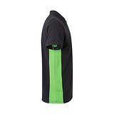 Zweifarbiges Piqué-Poloshirt (180 g/m²), kurzärmelig, aus Baumwolle (60%) und Polyester (40%) Buorli