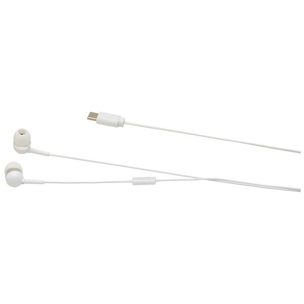 Kabelgebundenes Headset Typ-C mit Aufbewahrungsbox aus recyceltem Kunststoff - Betori