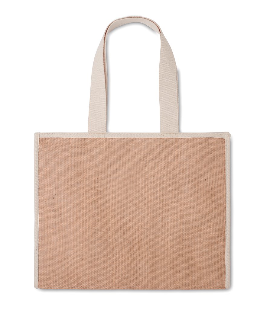 Jute-Canvas Shopping Tasche Nins