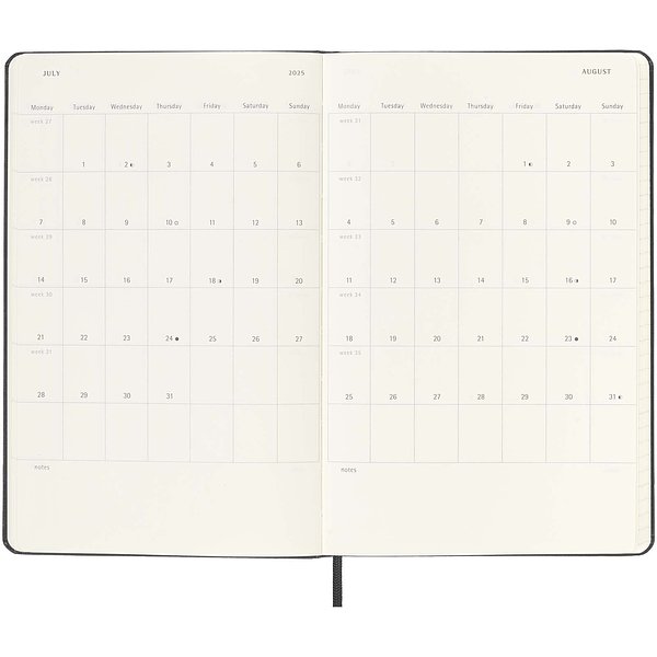 Hardcover 12 Monate Kalender L - Stin