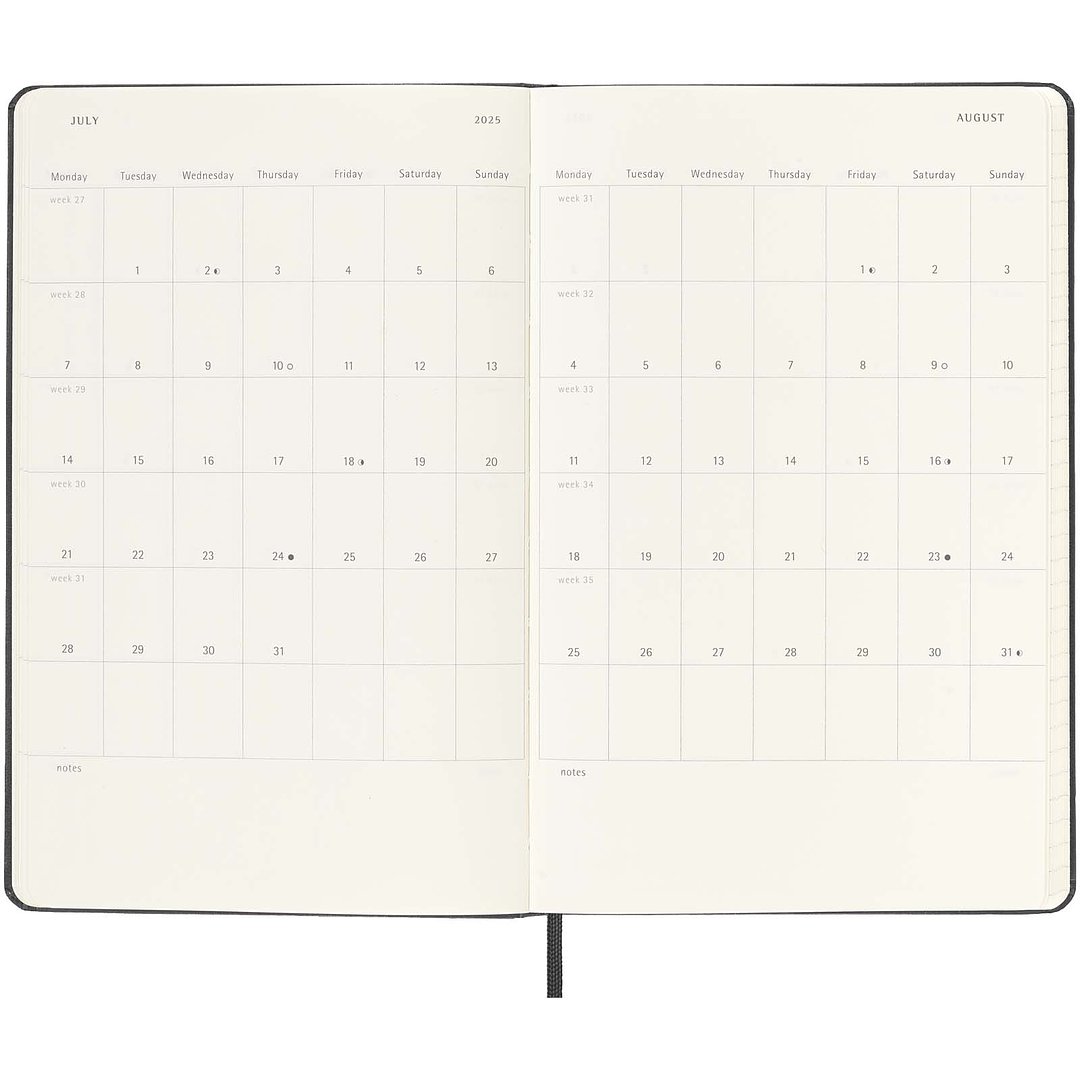 Hardcover 12 Monate Kalender L - Stin