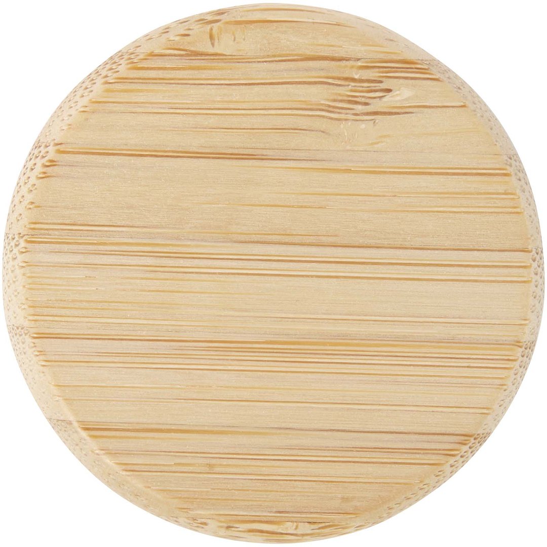 500 ml Glas-Flasche mit Silikongriff und Bambusdeckel - Giafer