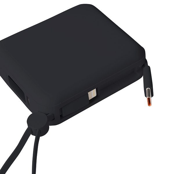 Recycelte ABS-Powerbank Neli