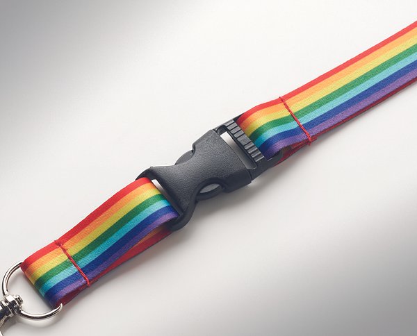 Regenbogen Lanyard RPET Giamina