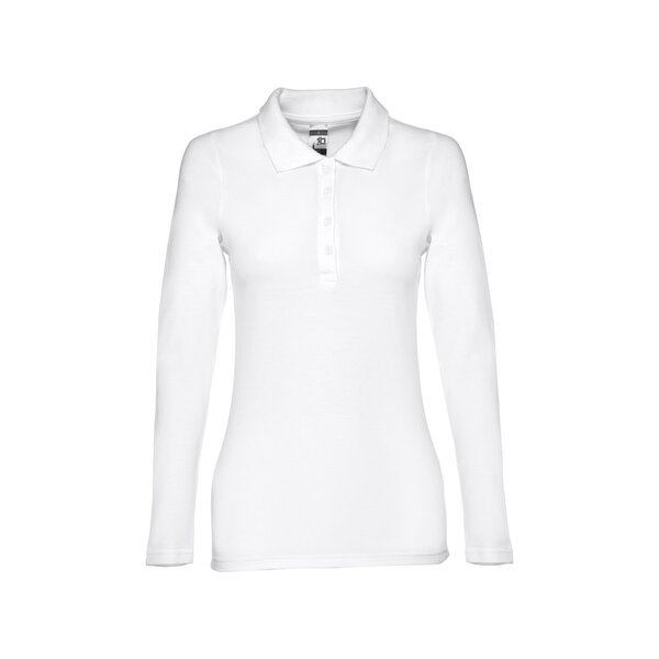 Damen Langarm-Poloshirt Waras