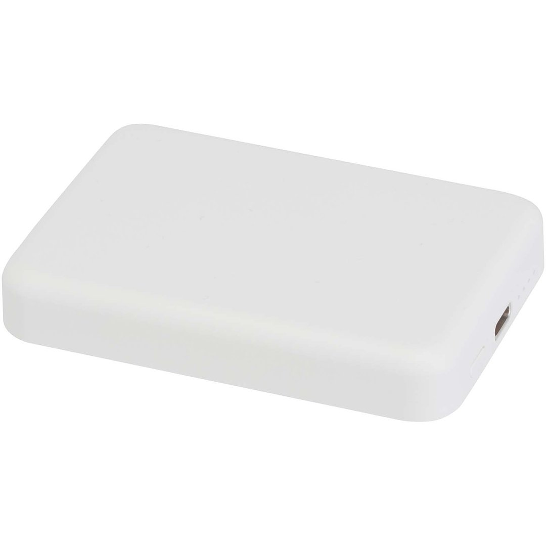 15 W 5.000 mAh magnetische kabellose Powerbank mit 20 W PD aus recyceltem Kunststoff - Vichtans